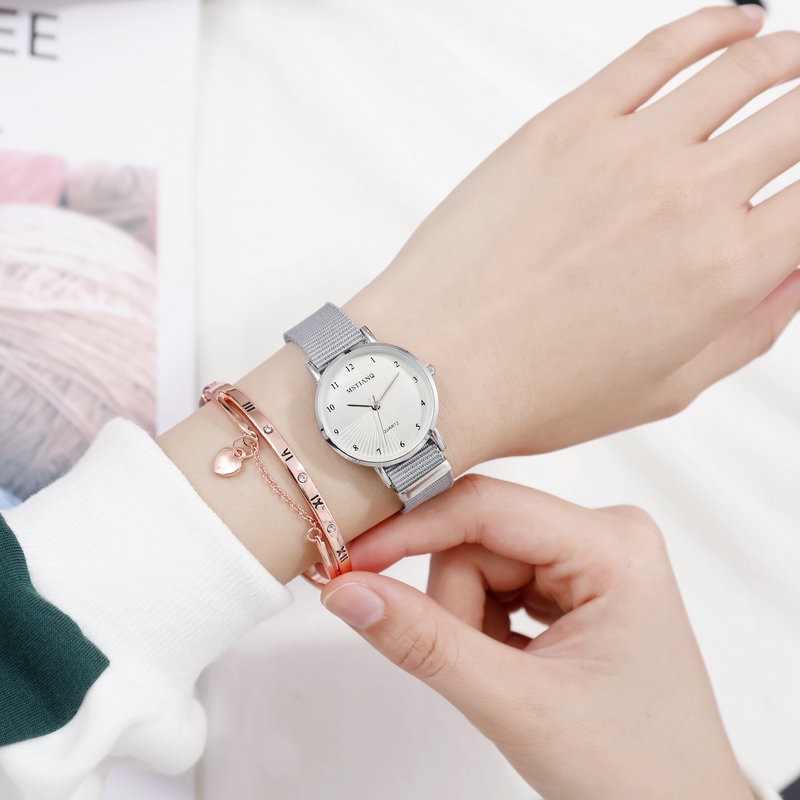 ĐỒNG HỒ NỮ DÂY VẢI DÙ MSTIANQ MẶT LA MÃ PKTT17 PHONG CÁCH HÀN QUỐC | BigBuy360 - bigbuy360.vn