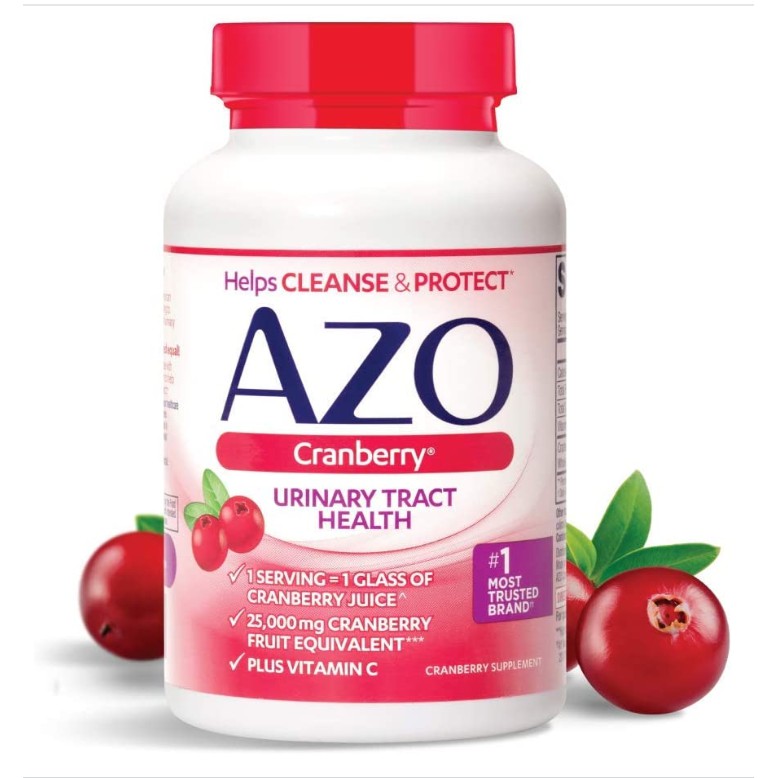 Viên uống hỗ trợ làm sạch Bàng quang , Đường tiết niệu ,Chức năng cho thận  , AZO Cranberry Urinary Tra 25000mg 100 viên giá cạnh tranh