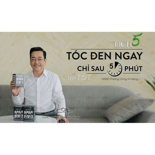 Gói Dầu Gội Nhuộm Đen Tóc Black Hair Shampoo Lich 5 Phủ Bạc 10 phút