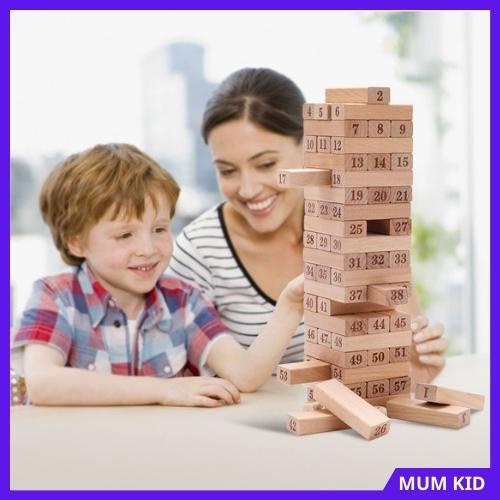 Bộ đồ chơi rút gỗ, xếp hình gỗ loại số, màu và in hình con vật thông minh cho bé trai, gái. Trò chơi trí tuệ cho trẻ em