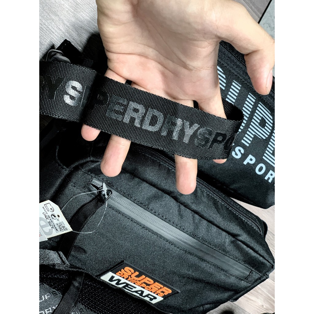 Túi Đeo Chéo Thời Trang  🍀FREESHIP🍀Crossbody Superdry Sport – Đen Cam