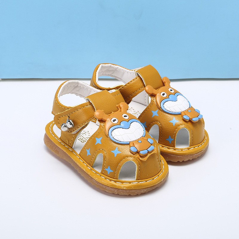 sandal tập đi bé trai-bé gái size 15-19 lục lạc kèn chít chít