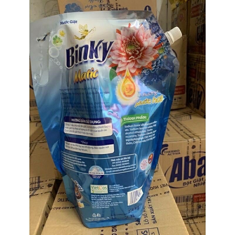 nước giặt binky túi 3,1kg