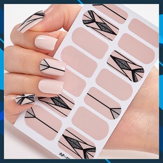 Dán Móng Tay Sticker siêu bền như làm nail ngoài tiệm cực đẹp và tiện lợi AF001~030;1