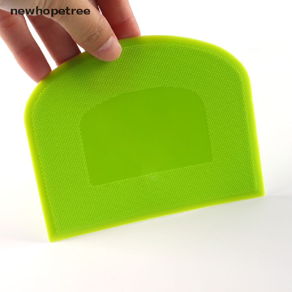 newhopetree 2Pcs Cream Spatula DIY Pastry Cutters Fondant Dough Scraper Cake Cutter Pastry OIK