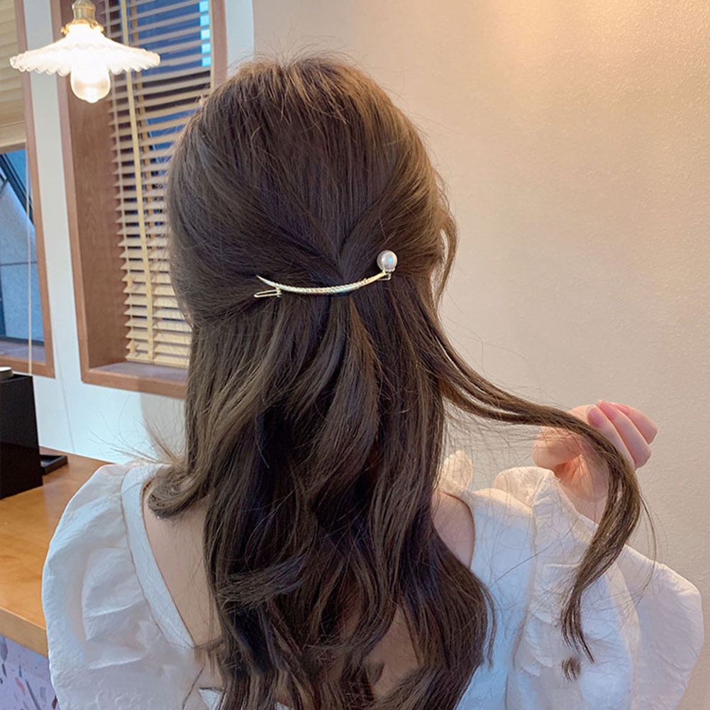 Kẹp Tóc Đính Ngọc Trai Nhân Tạo Thời Trang