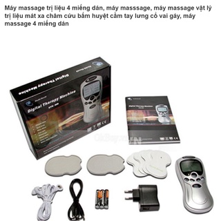 Máy Massage Châm Cứu , Trị Liệu Xung Điện 4 Miếng Dán