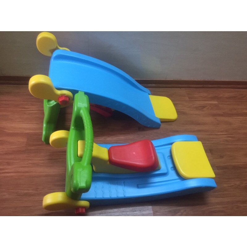 bập bênh+ cầu trượt 2 inch