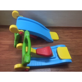 Bập bênh+ cầu trượt 2 inch