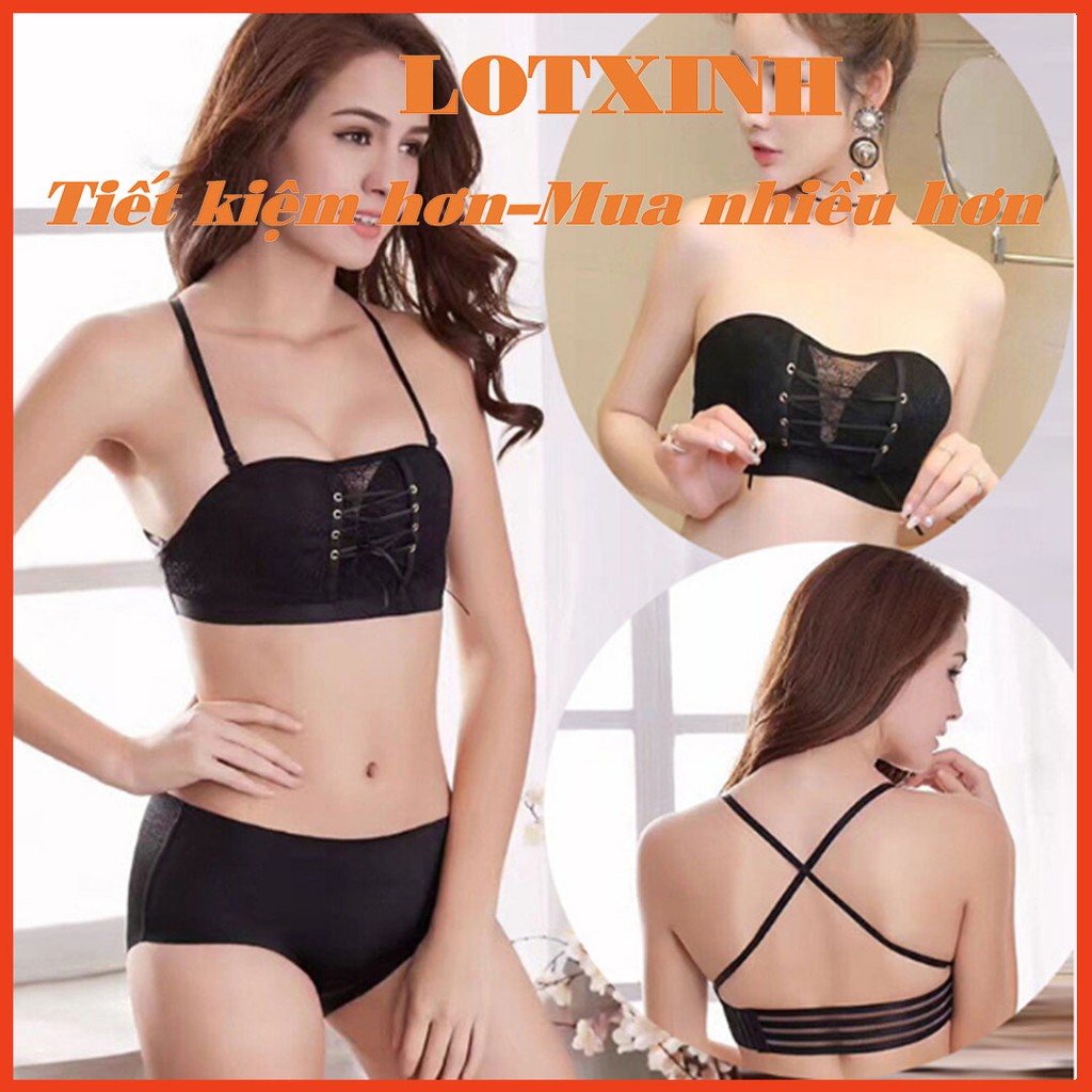Áo lót cup ngực dây rút chống tụt mặc áo hở vai lưng nâng vòng 1 sexy cao cấp AOLOT15