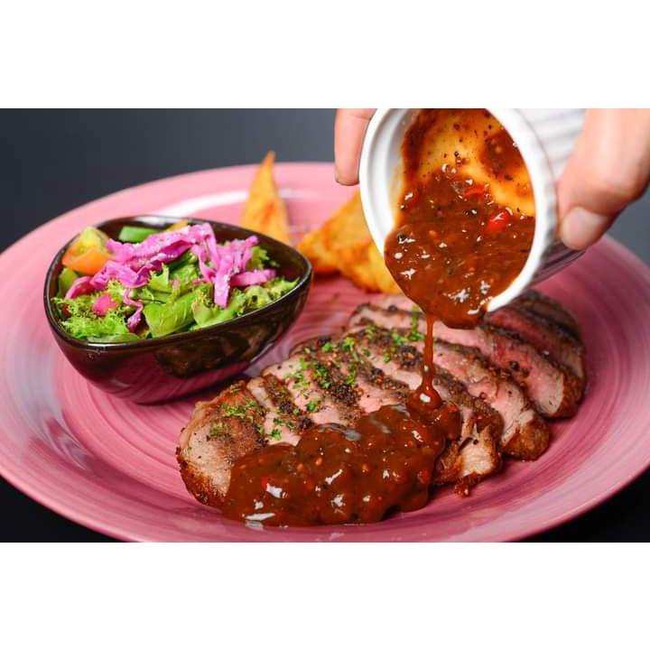 DH Foods Sốt ướp/chấm bít tết tiêu trứng muối, xốt BBQ ướp thịt nướng, sốt me chua ngọt vị Ngon Tuyệt 200gr