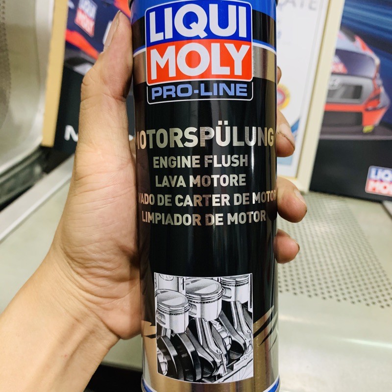 Phụ Gia Súc Rửa Động Cơ Chuyên Dụng Cho Xe Hơi - ÔTô - Liqui Moly Pro-Line Engine Flush 2427 500ML - Made in Germany