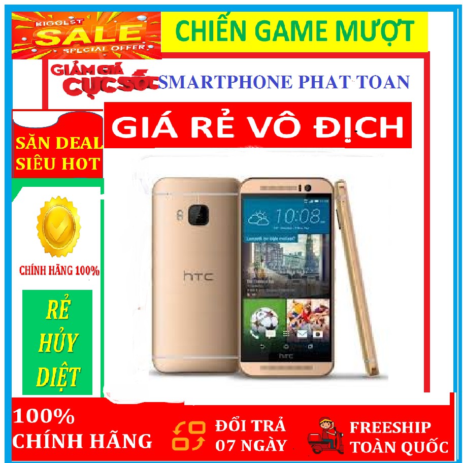 Điện Thoai HTC ONE M9 Ram 3G.32G - Hàng Nhập Khẩu 100% . FULLBOX