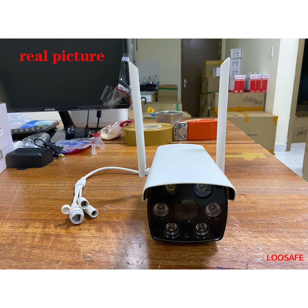 LOOSAFE 1080p Màu ánh sáng kép Tầm nhìn ban đêm Wifi không dây Ngoài trời Chống thời tiết Camera IP CCTV | BigBuy360 - bigbuy360.vn