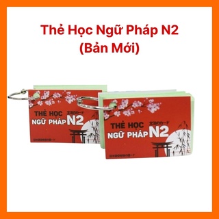 Thẻ học ngữ pháp tiếng nhật n2 tái bản mới nhất - flashcard ngữ pháp n2