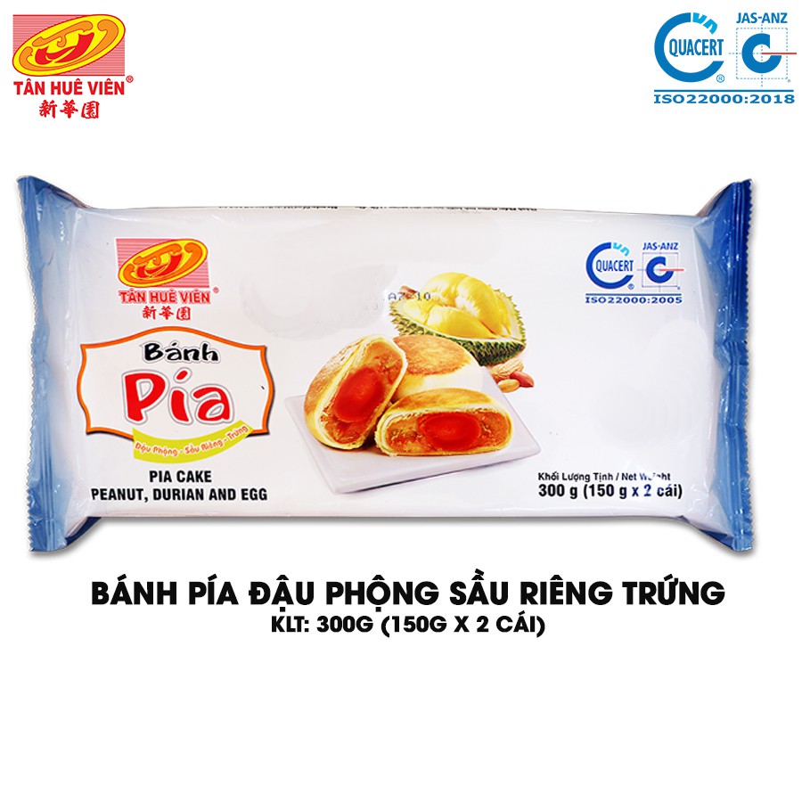 Bánh Pía Đậu phộng Sầu riêng trứng Tân Huê Viên