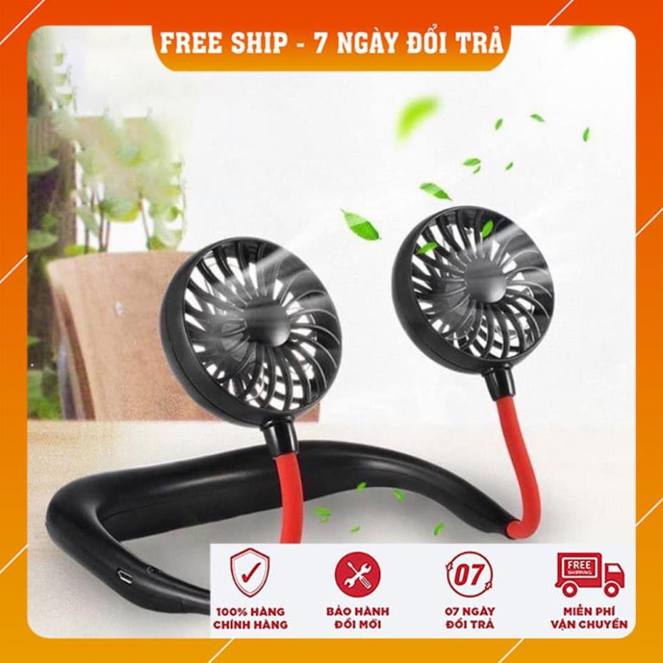 [Free Ship - Hàng loại 1] Quạt Đeo Cổ Mini Thông Minh /Quạt đeo cổ cầm tay mini Nhỏ Gọn Tiện lợi Siêu mát CASE1999