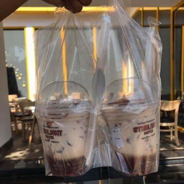 1kg Túi đựng ly trà sữa, cà phê