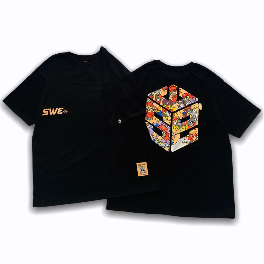 [Mã FAMAYWA giảm 10K đơn 50K] Áo Thun SWE hoạt hình kèm ảnh thật unisex | BigBuy360 - bigbuy360.vn