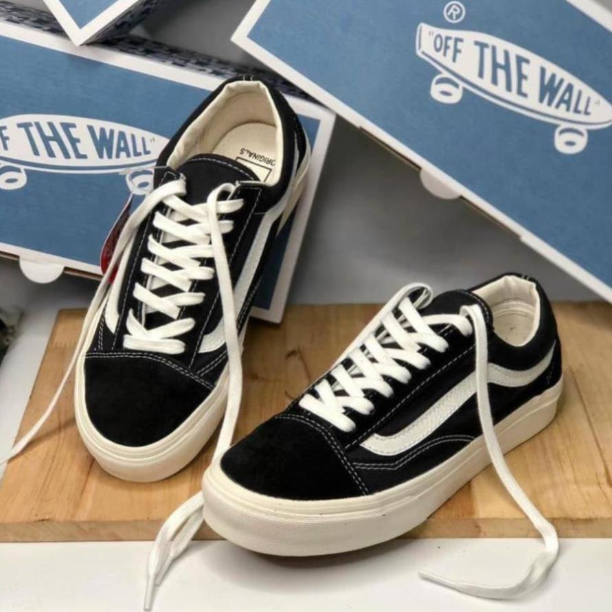 [MIỄN SHIP-ẢNH THẬT] Giày thế thao vans lười Caro, Vaul Old Skool Đen, FOG bản chuẩn full sz 36-43, dễ phối đồ nhất.