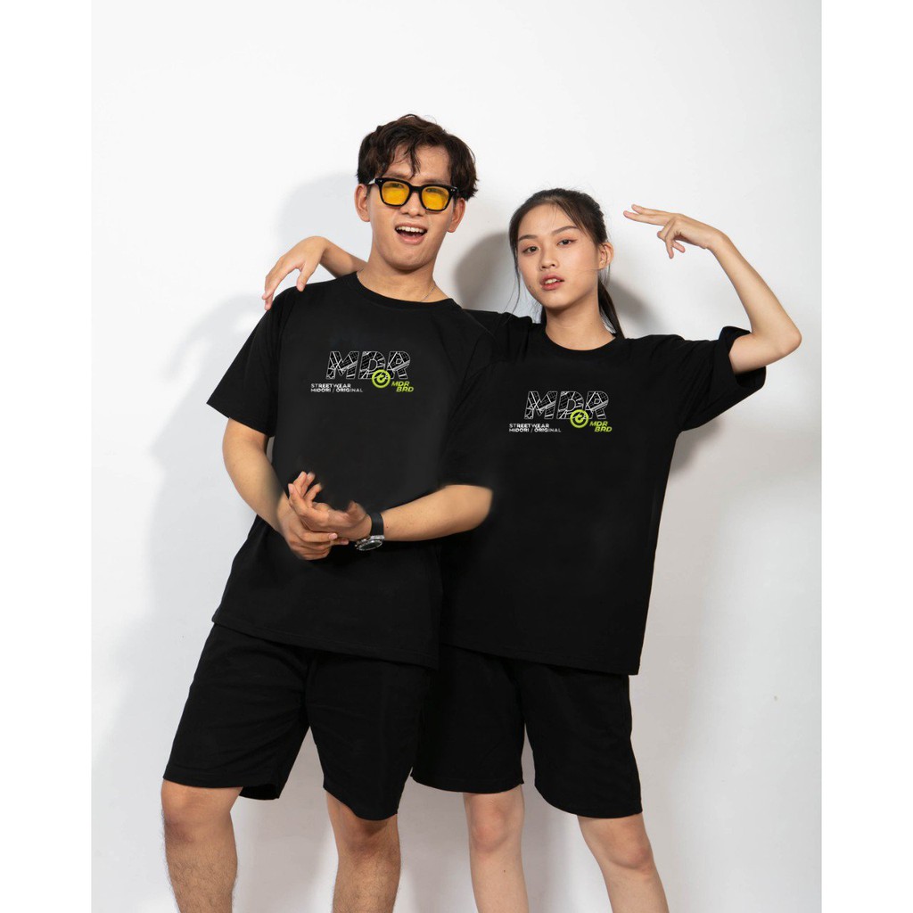 Áo phông tay lỡ form rộng Unisex giá rẻ nam nữ - MDR Gạch - Midori
