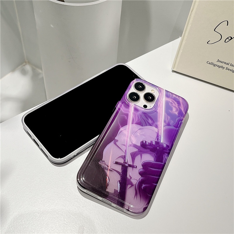 Ốp Điện Thoại IMD Mềm Trong Suốt Họa Tiết One piece Roronoa Zoro Cho IPhone14 14Plus 14Pro 14ProMax 13 13Pro 13ProMax 12 12Pro 12ProMax  11 MAX X / XS XR XSMAX 7P / 8P