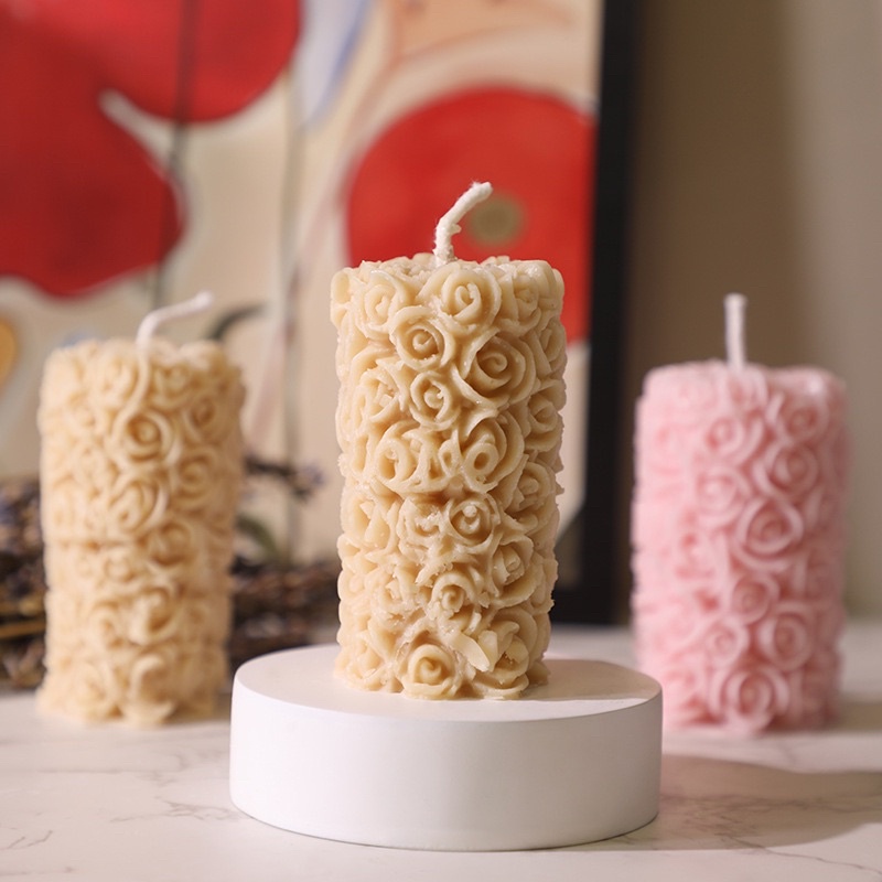 Khuôn silicone trụ hoa/ giỏ hoa