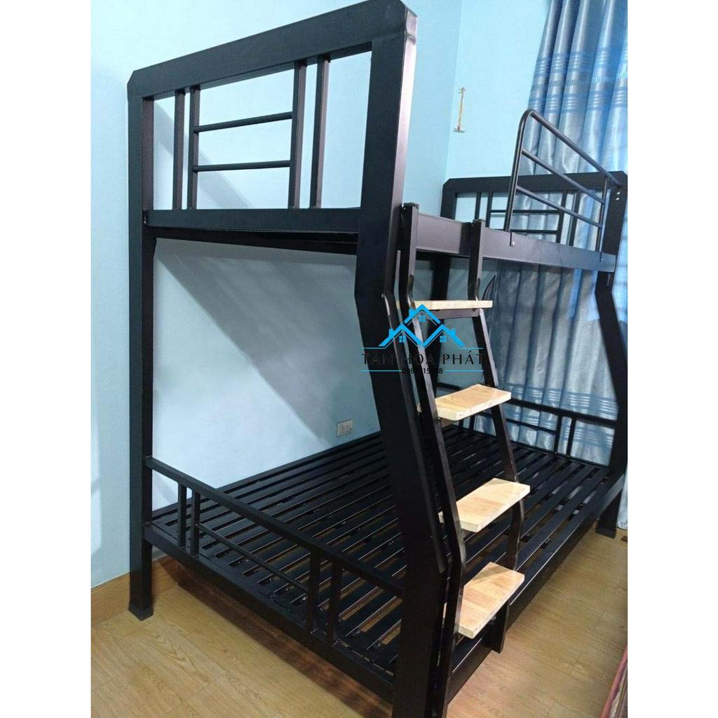 GIƯỜNG 2 TẦNG SẮT HỘP 4x8 DÀY DẶN CHẮC CHẮN GIÁ RẺ TẠI XƯỞNG HCM