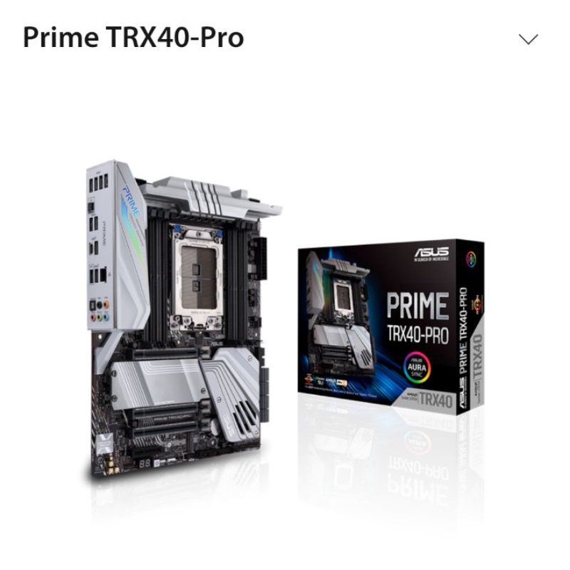 Bo mạch chủ cho AMD Threadripper 3th gen Asus Prime TRX40 Pro