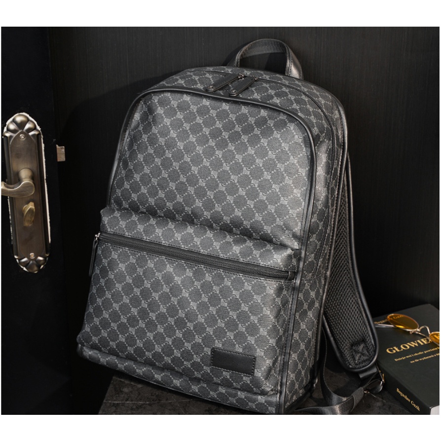 Balo laptop nam da tự nhiên thời trang cao cấp phong cách mới