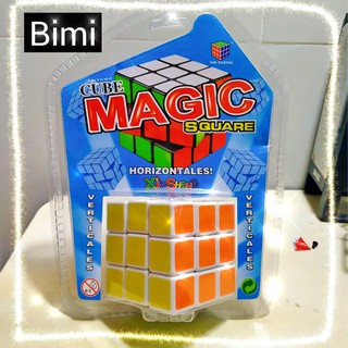 [SỈ = LẺ] Rubik  3x3 Magic Cube  viền trắng ❤️ Rubic 3 Tầng 6 mặt nhựa đẹp, cứng chắc ❤️ Xếp hình rubik 3x3