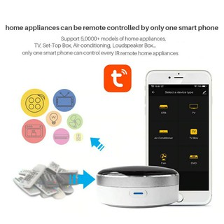 Trung tâm điều khiển thiết bị hồng ngoại Tuya, Thiết bị điều khiển từ xa đa năng Wifi IR Remote control
