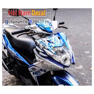 Tem Trùm Nouvo Xanh Trắng Ohlins