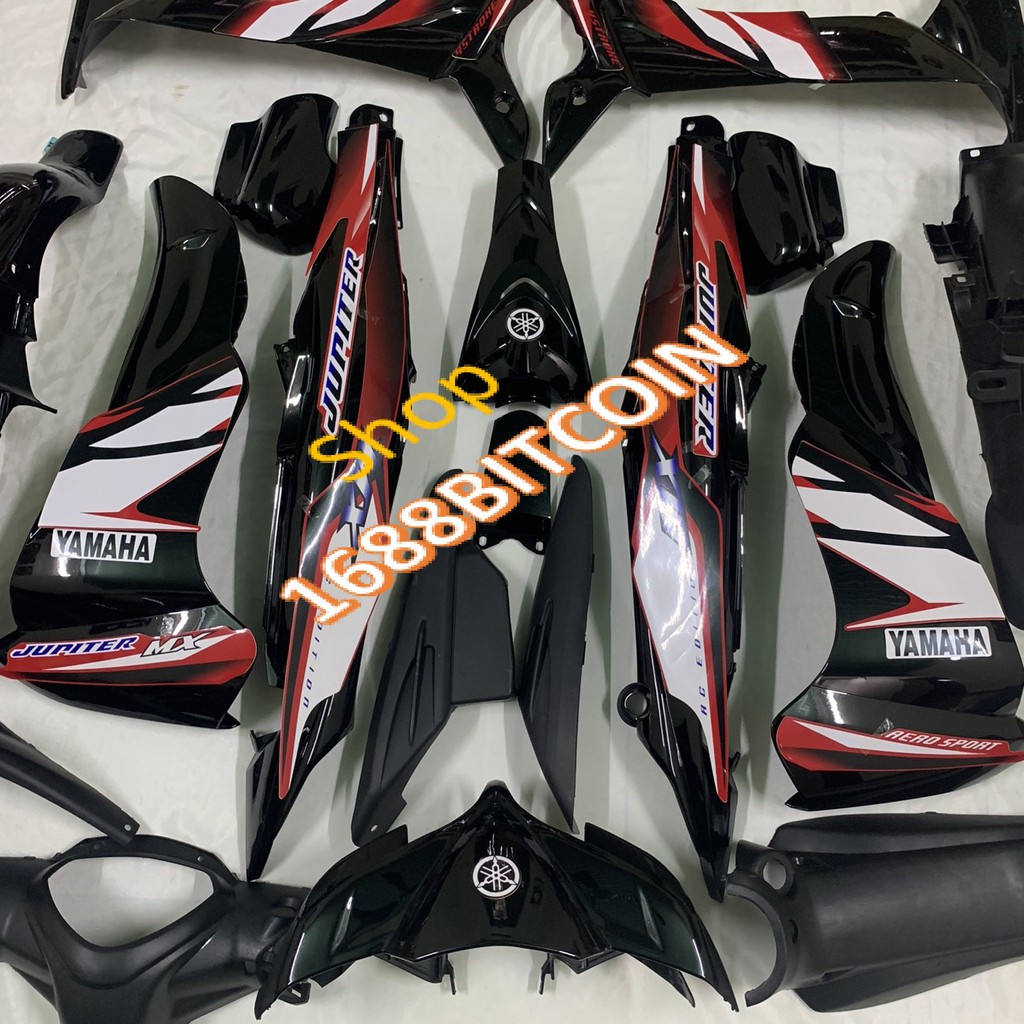 Bộ Dàn áo xe JUPITER MX (TẶNG KÈM TEM -JUPITER GRAVITA MÀU ĐEN ,nhựa nguyên sinh loại 1