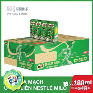 Sữa milo lúa mạch uống liền lốc 4 hộp