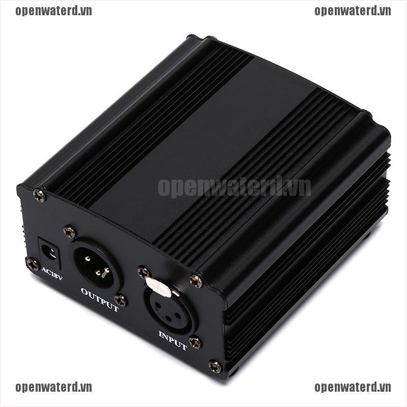 Bộ Nguồn 48v Dc Phantom Cho Mic Thu Âm + Bộ Phụ Kiện Đi Kèm