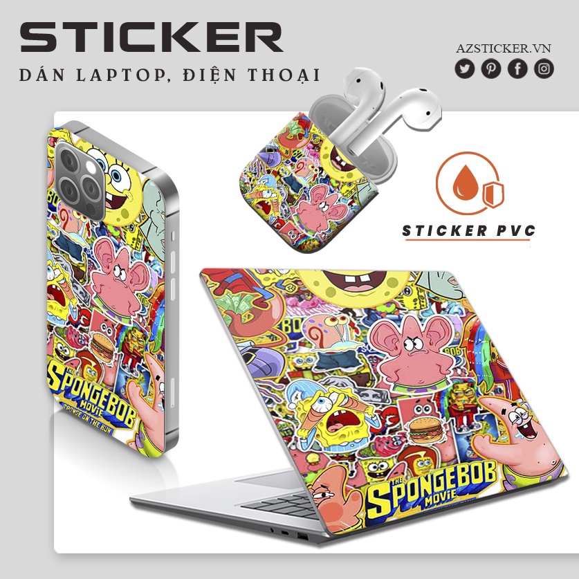 Set Hình Dán Sticker Bọt Biển | STK19 | Hình Dán Laptop , Dán Điện Thoại , Dán Vali , Dán Xe Máy ... Chống Thấm Nước