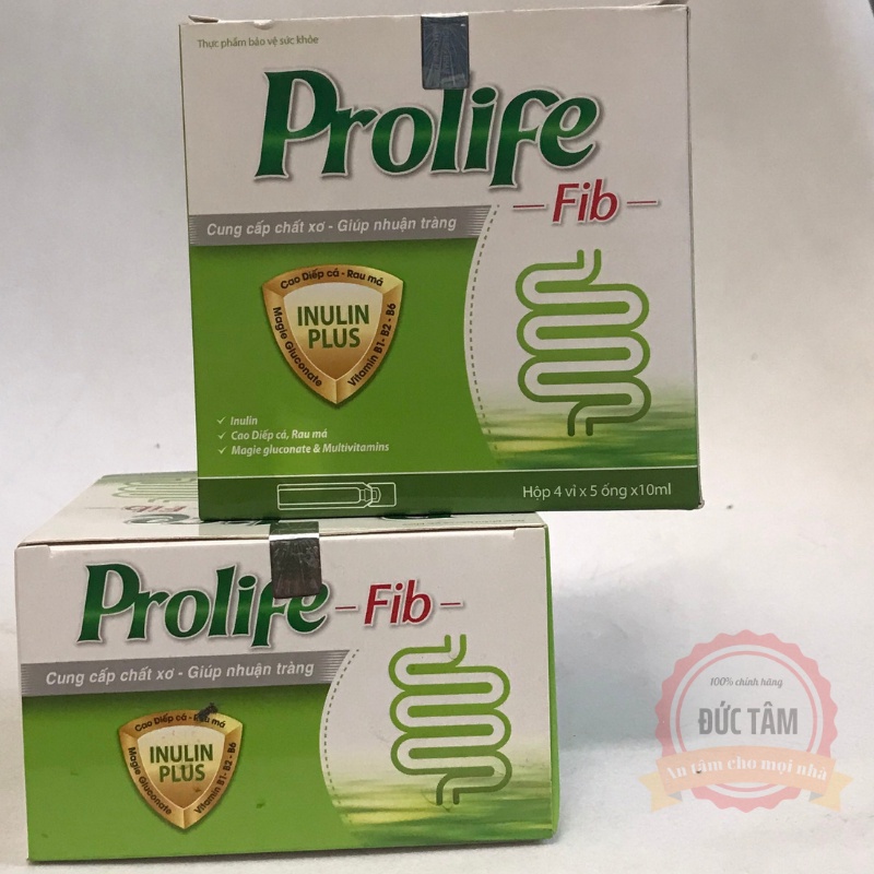 Men Vi Sinh Prolife Fib Bổ Sung Chất Xơ, Vitamin, Khoáng Chất 20 Ống