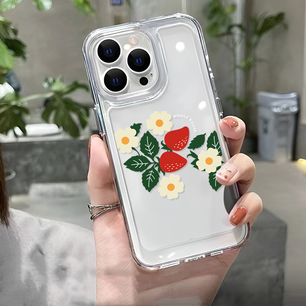 Ốp Điện Thoại Trong Suốt Hình Hoa Cúc Cho iphone 14 Plus 11 13promax 12 7Plus X XS Max 7 8 SE 2020
