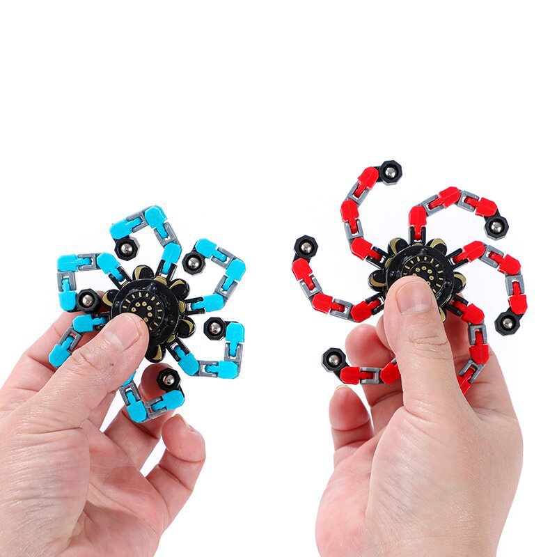 Con quay spinner robot biến hình thông minh cho bé