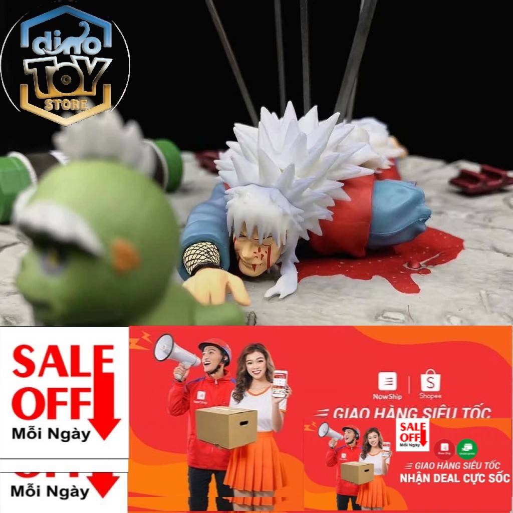 Mô hình Figure Naruto Shippuden Sannin Jiraiya lúc Chết