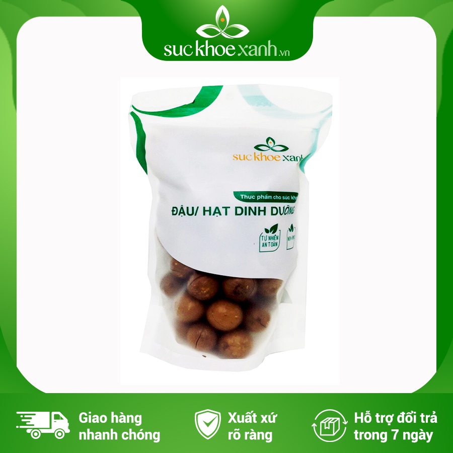 Hạt macca nứt vỏ 500g Úc cung cấp calo, giảm cholesterol