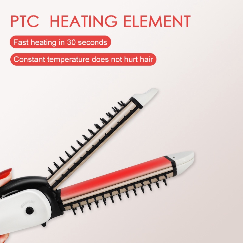 Lược uốn tóc Ubeator 4 trong 1 tạo kiểu tóc thẳng/xoăn thời trang cho nữ