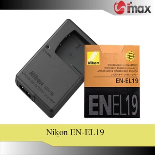 Bộ 01 pin nikon en-el19 + 01 sạc nikon mh-66 - hàng nhập khẩu