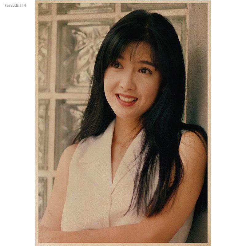 Zhou Huimin retro giấy kraft áp phích phòng khách quán bar ngủ cà phê