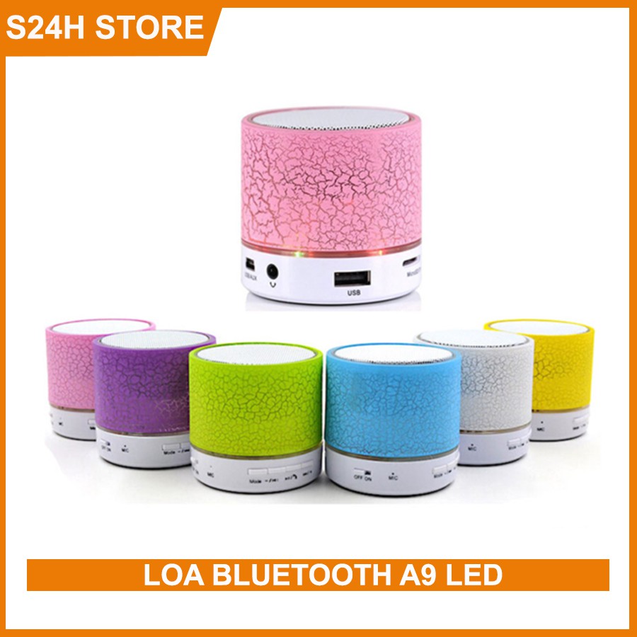 [SHOPEE TRỢ GIÁ]  Loa bluetooth A9 LED  (  giao màu ngẫu nhiên )