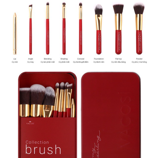 HỘP CỌ DU LỊCH VACOSI, MY DARLING 8 CÂY - BC24