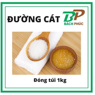 Đường Cát Trắng  Đường Cát Vàng 1Kg - Nguyên liệu nấu ăn - Đường mía