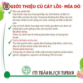 Mía dò sấy khô