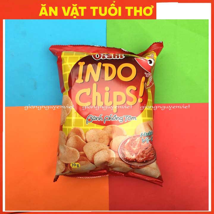 [Mã GROSALE5 giảm 10% đơn 150K] Bim bim snack Bánh Phồng Tôm Hương Vị Cay 40g